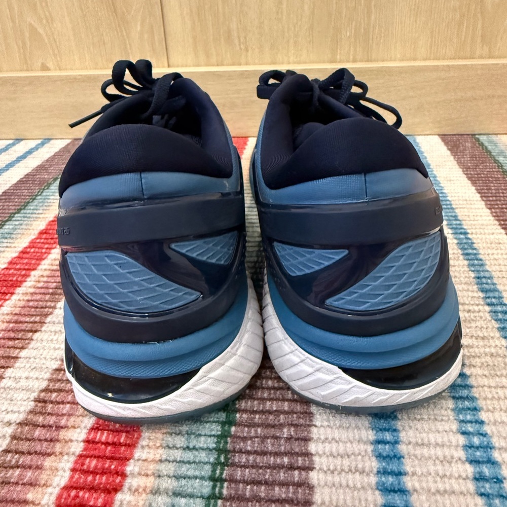 Asics Men's Athletic Shoes - Navy and Light Blue - Picture 5 of 6